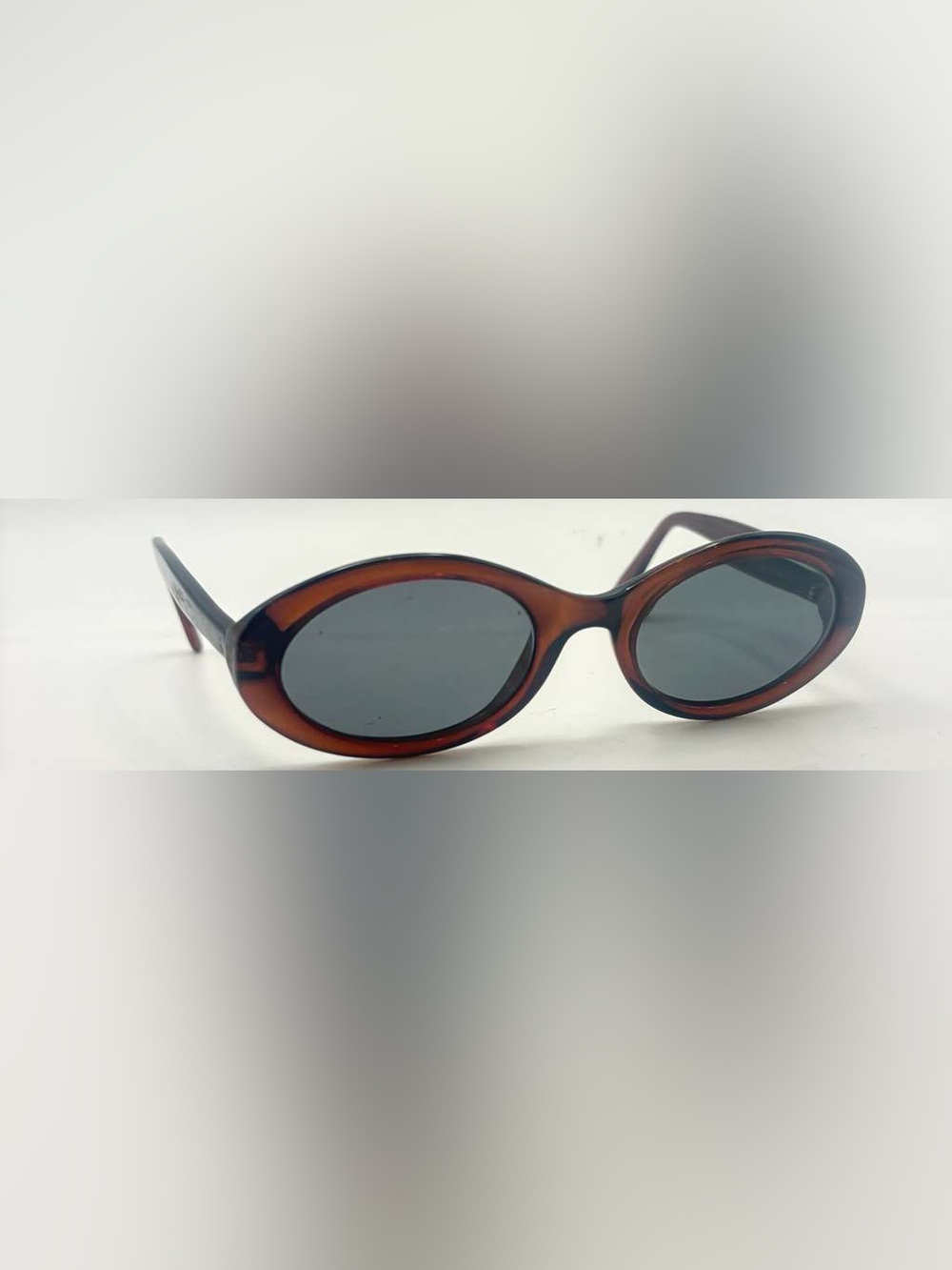 Lauren LS82PL Brown Oval Sunglasses Frames Only - Picture 1 of 8